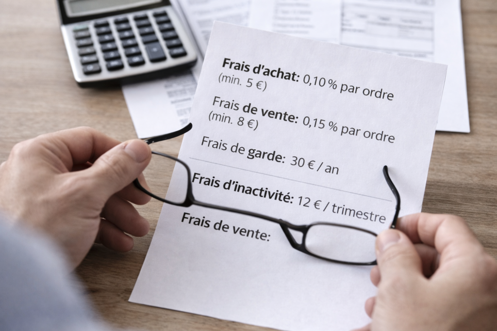 guide des frais de bourse