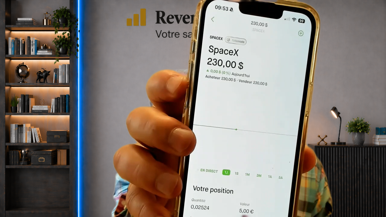 Mes actions SpaceX en portefeuille